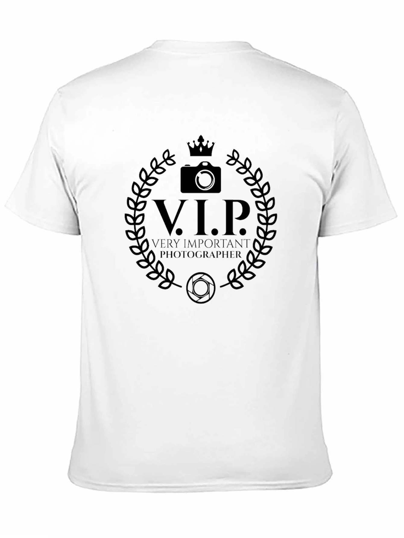 VIP Photographer Black T-Shirt