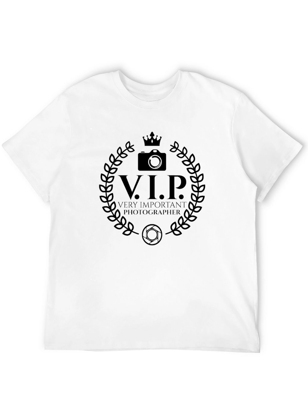 VIP Photographer Black T-Shirt