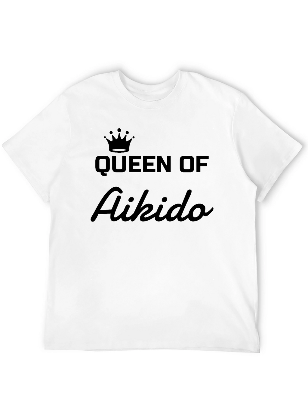 Queen of Aikido Black T-Shirt