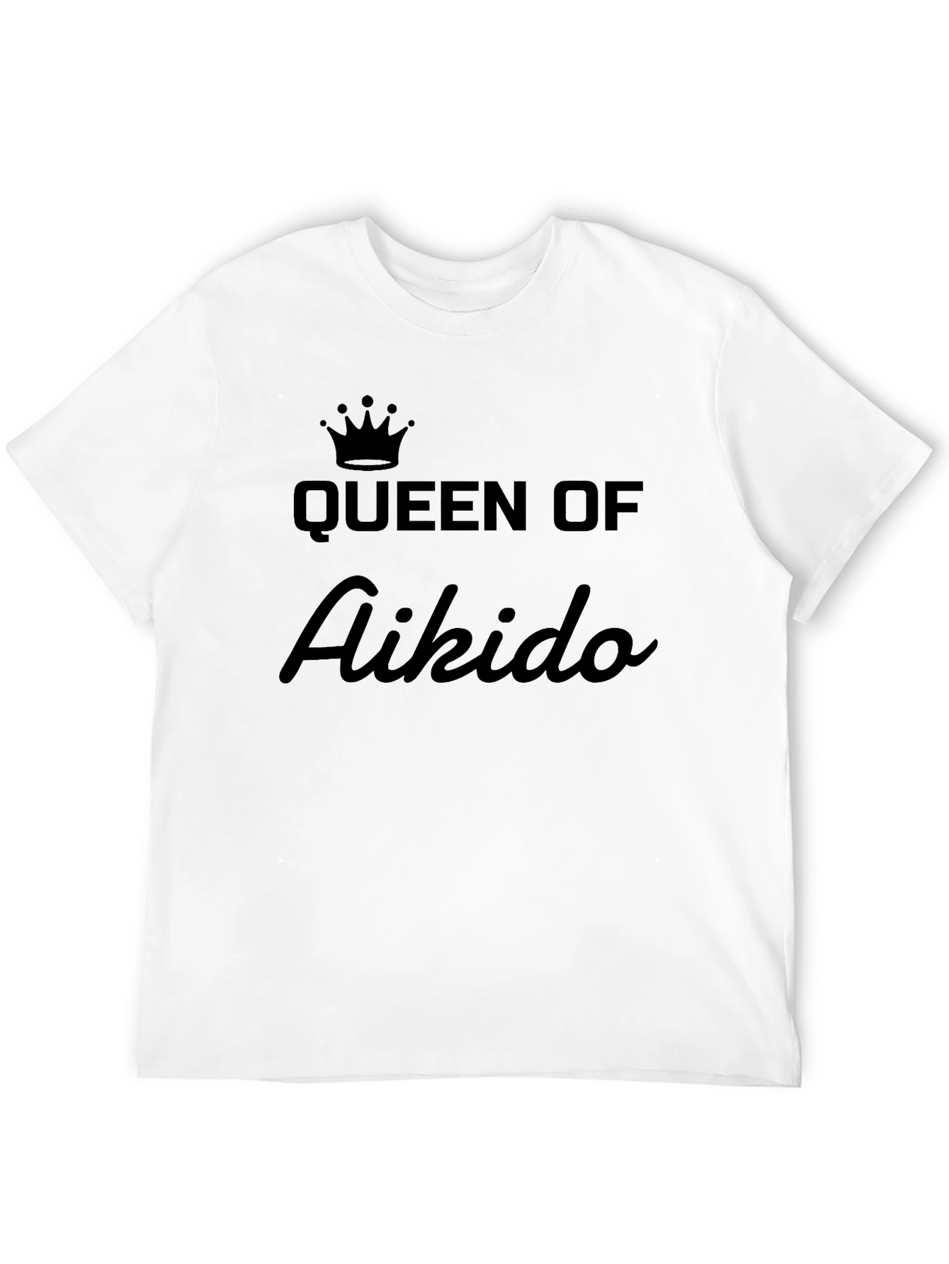 Queen of Aikido Black T-Shirt