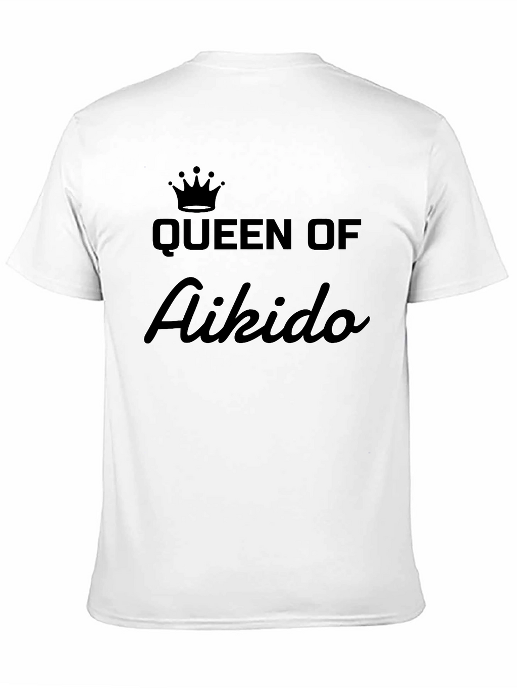 Queen of Aikido Black T-Shirt