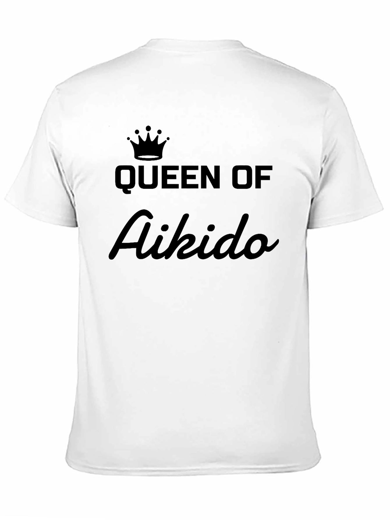 Queen of Aikido Black T-Shirt