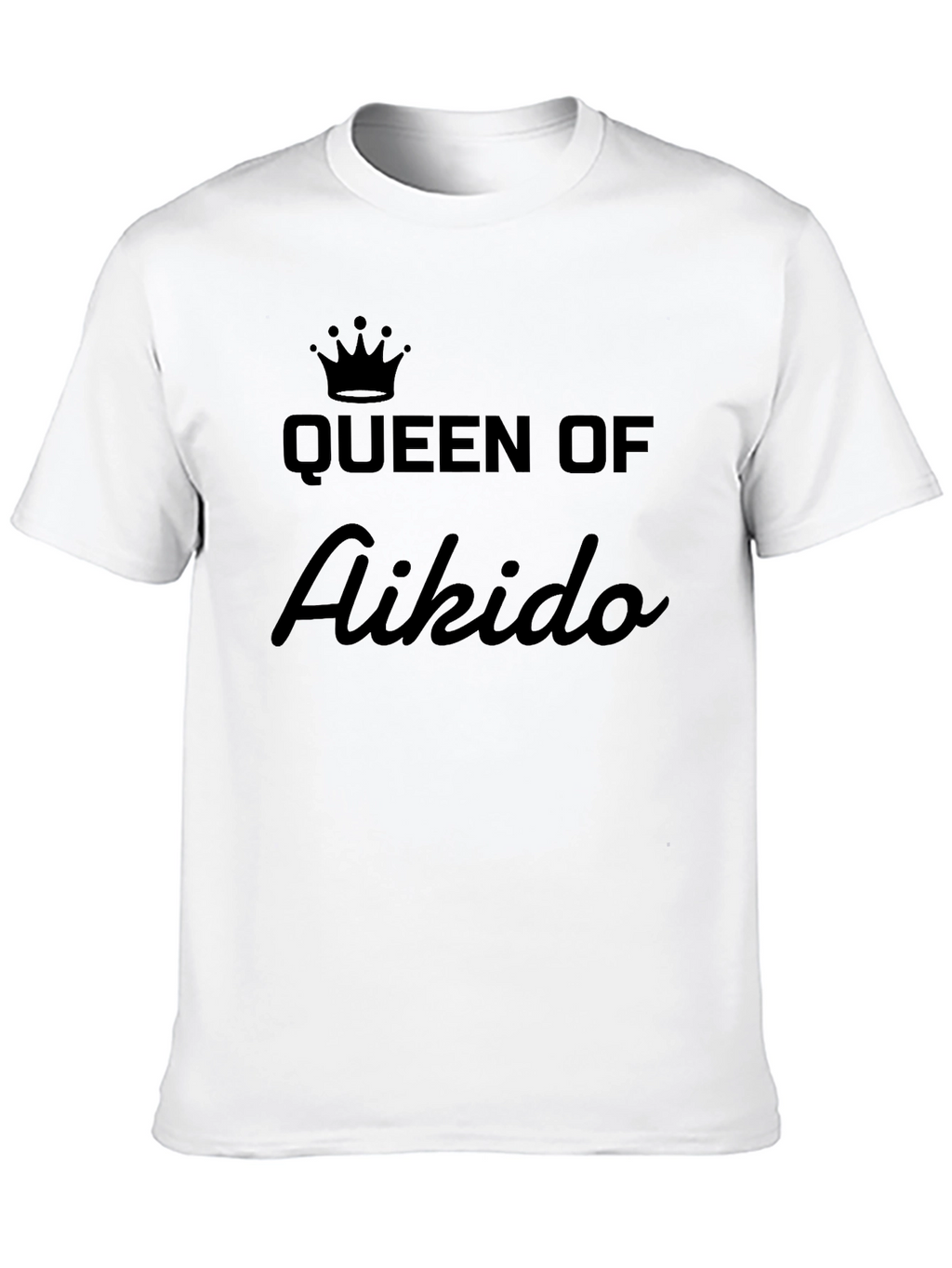 Queen of Aikido Black T-Shirt