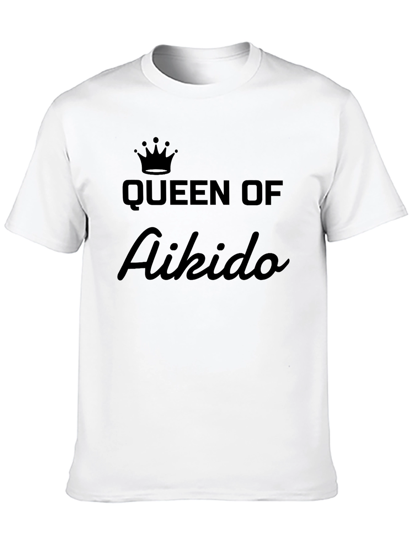 Queen of Aikido Black T-Shirt