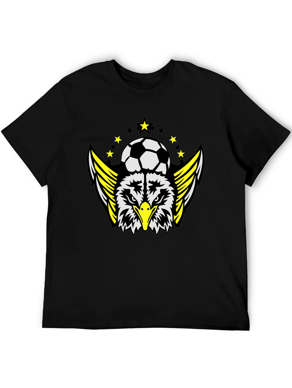 Eagle Soccer T-Shirt - Black