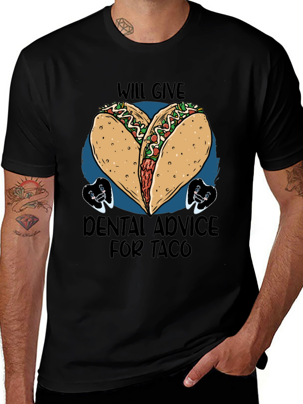 Taco Dental Advice Graphic Tee