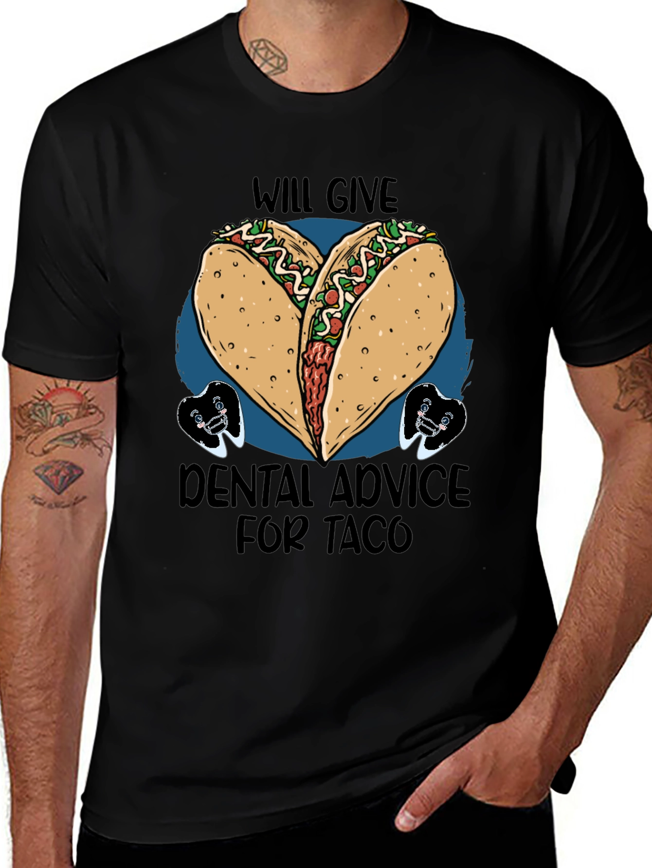 Taco Dental Advice Graphic Tee