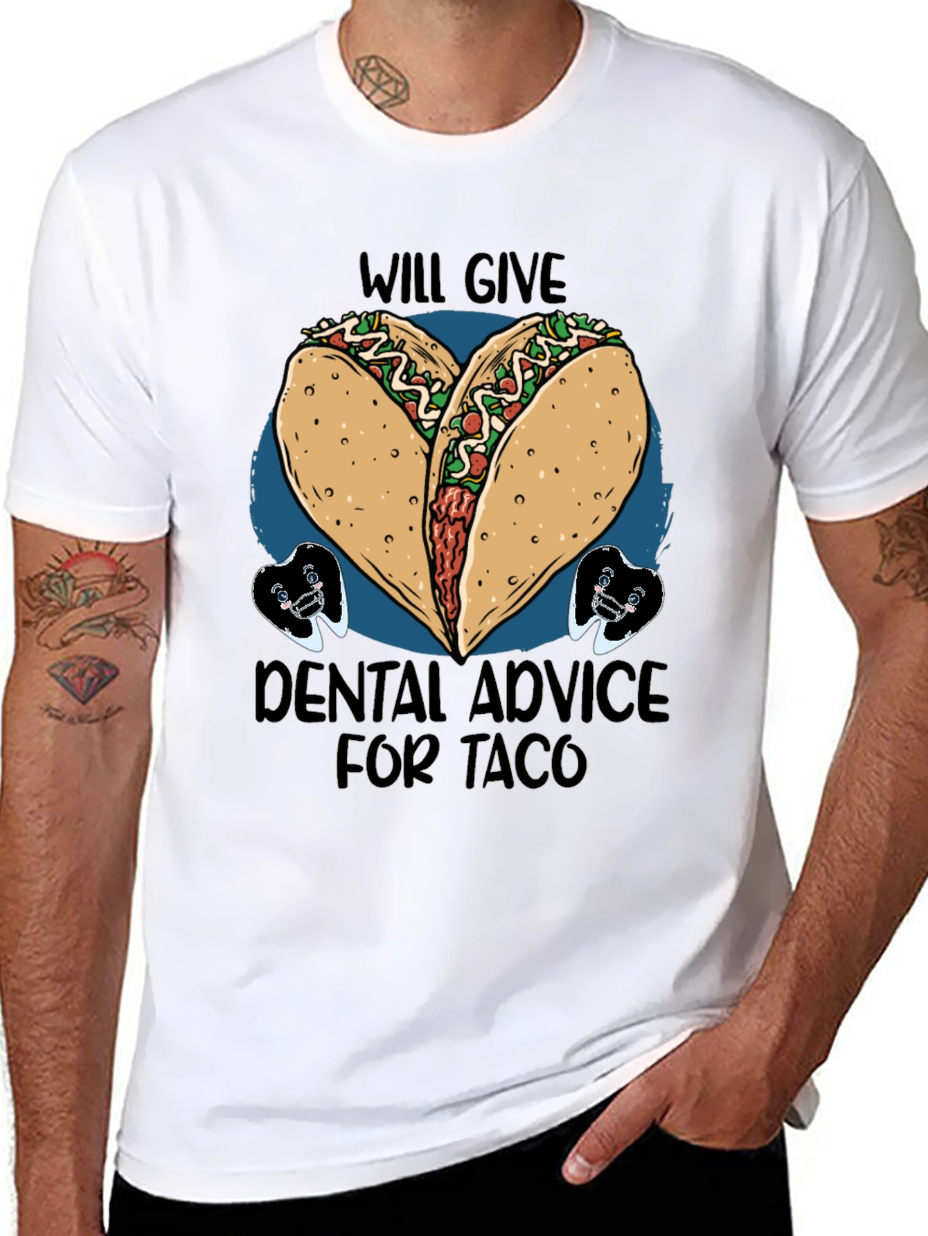 Taco Dental Advice Graphic Tee