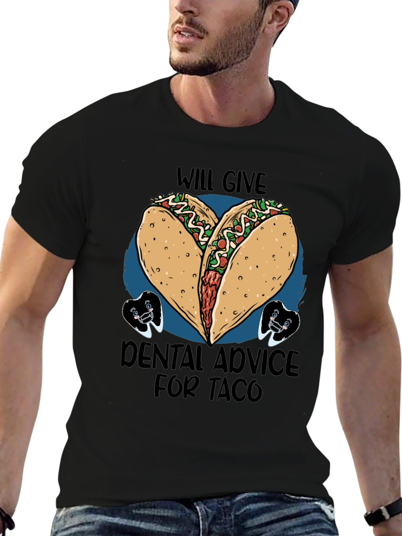Taco Dental Advice Graphic Tee