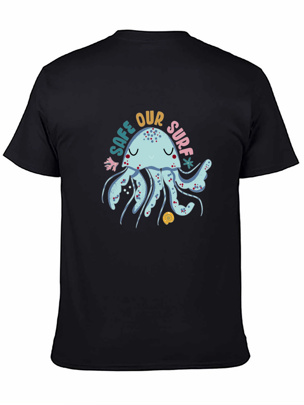 Save Our Surf Jellyfish Graphic Tee - Black