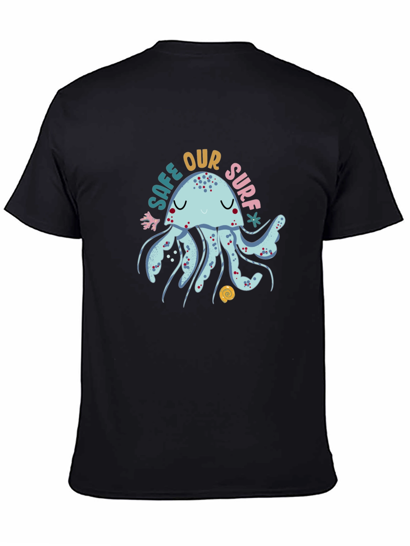 Save Our Surf Jellyfish Graphic Tee - Black