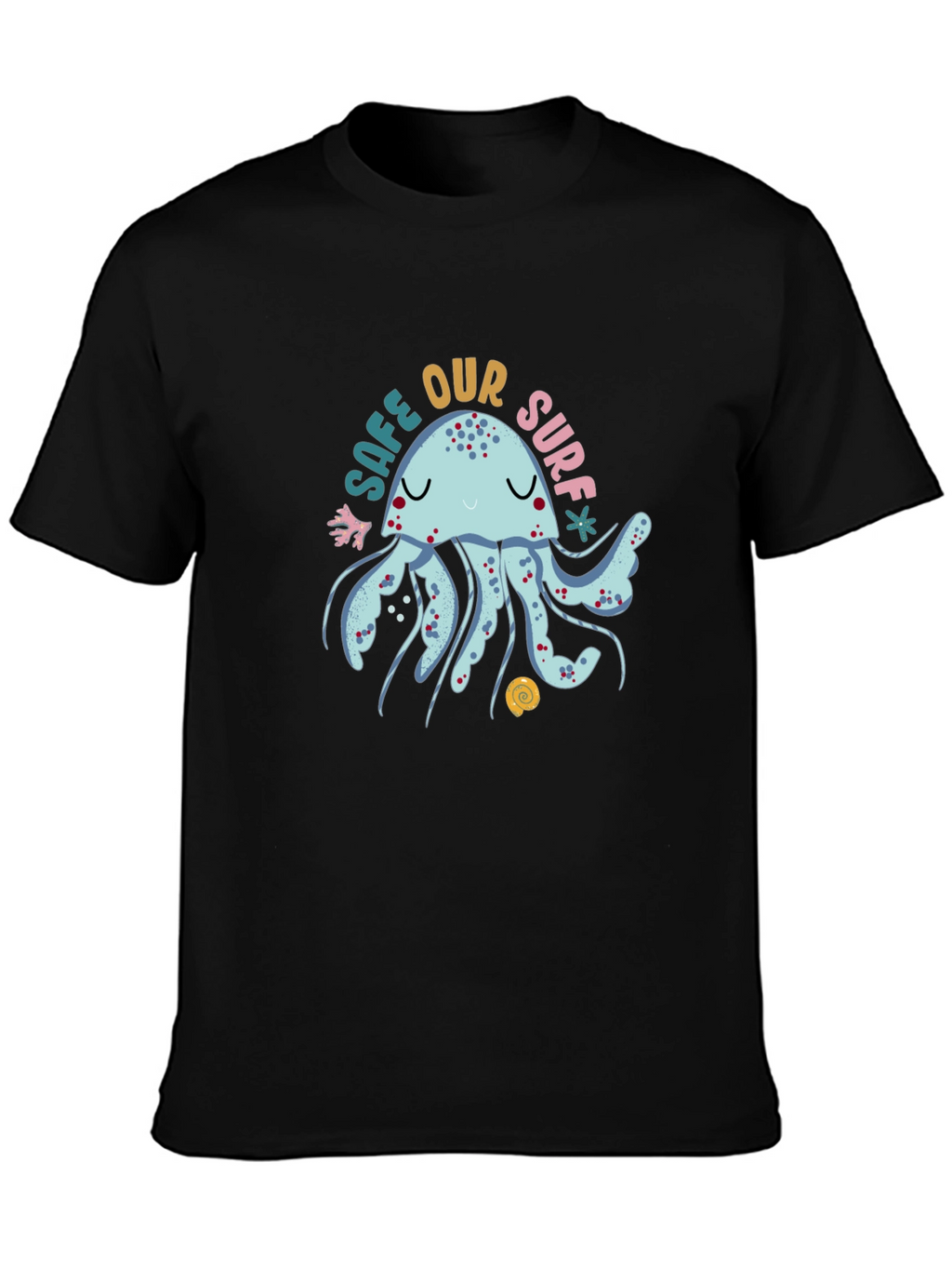 Save Our Surf Jellyfish Graphic Tee - Black