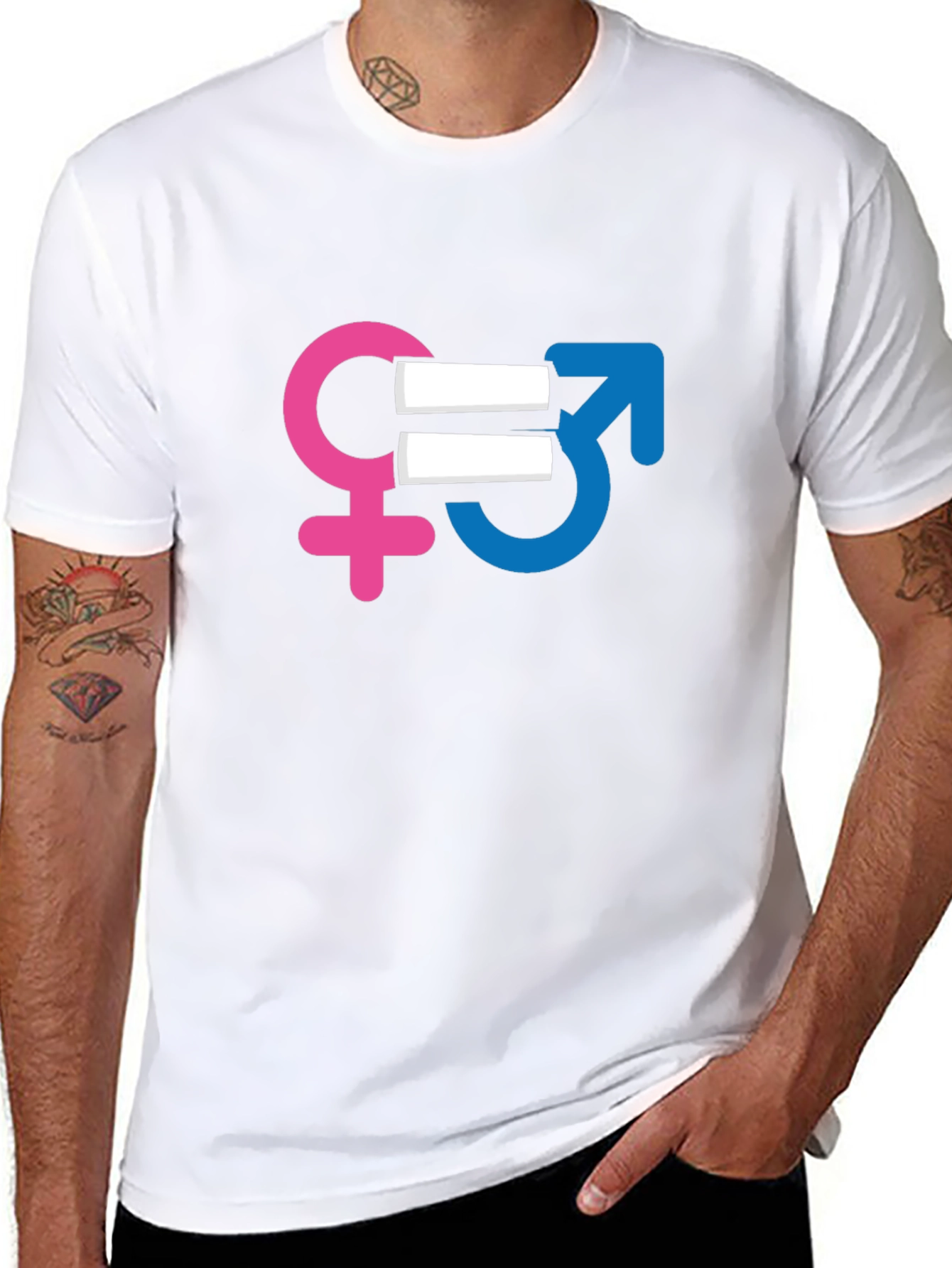Equality Symbol T-Shirt - Black