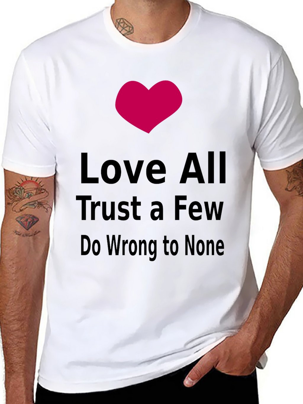 Love All Trust Few Graphic Tee