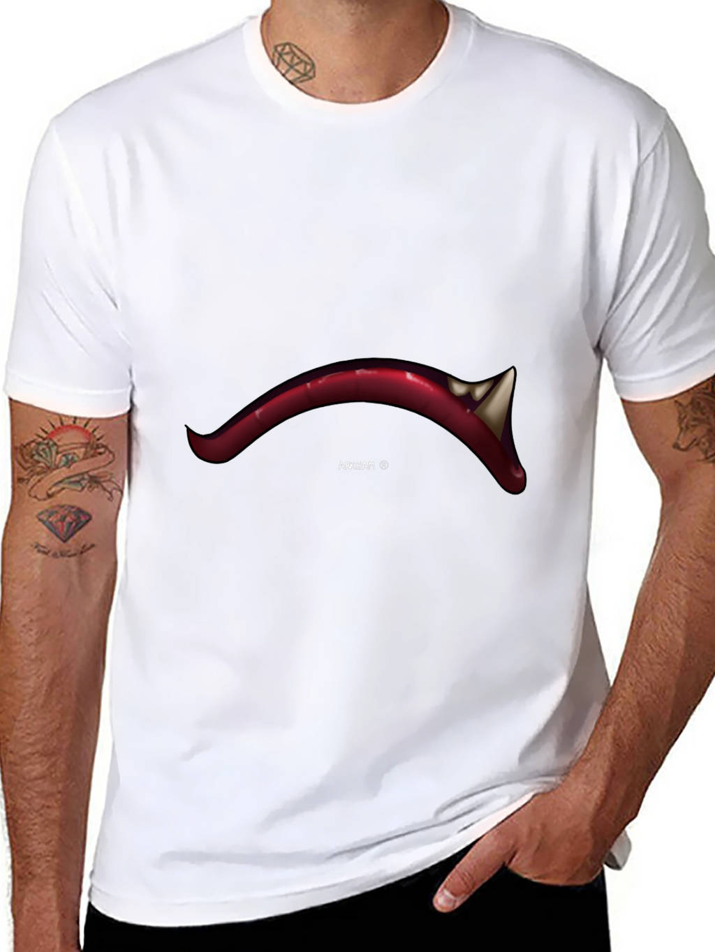 Arkham Graphic Tee - Mens Black T-Shirt