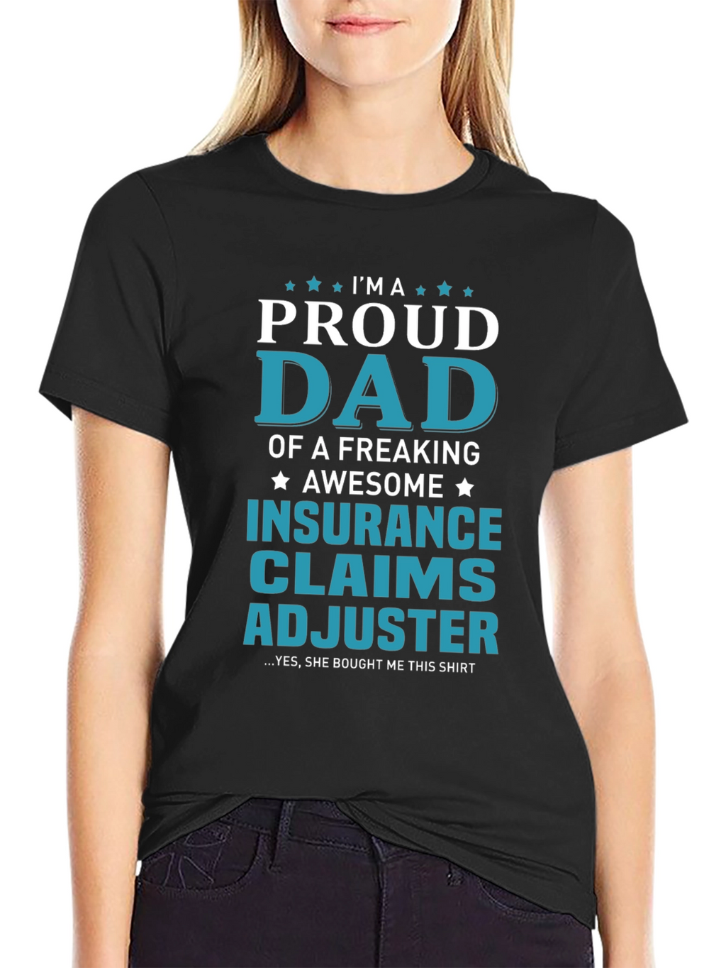 Proud Dad Insurance Claims Adjuster Graphic Tee