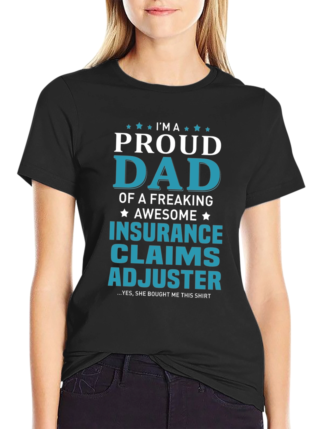 Proud Dad Insurance Claims Adjuster Graphic Tee