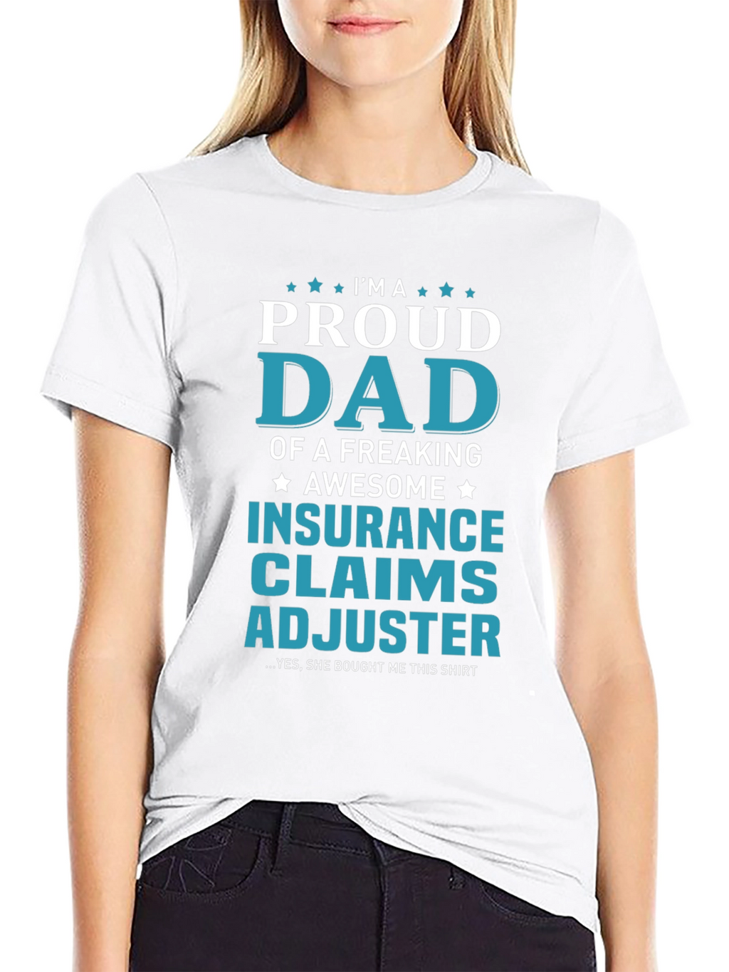 Proud Dad Insurance Claims Adjuster Graphic Tee