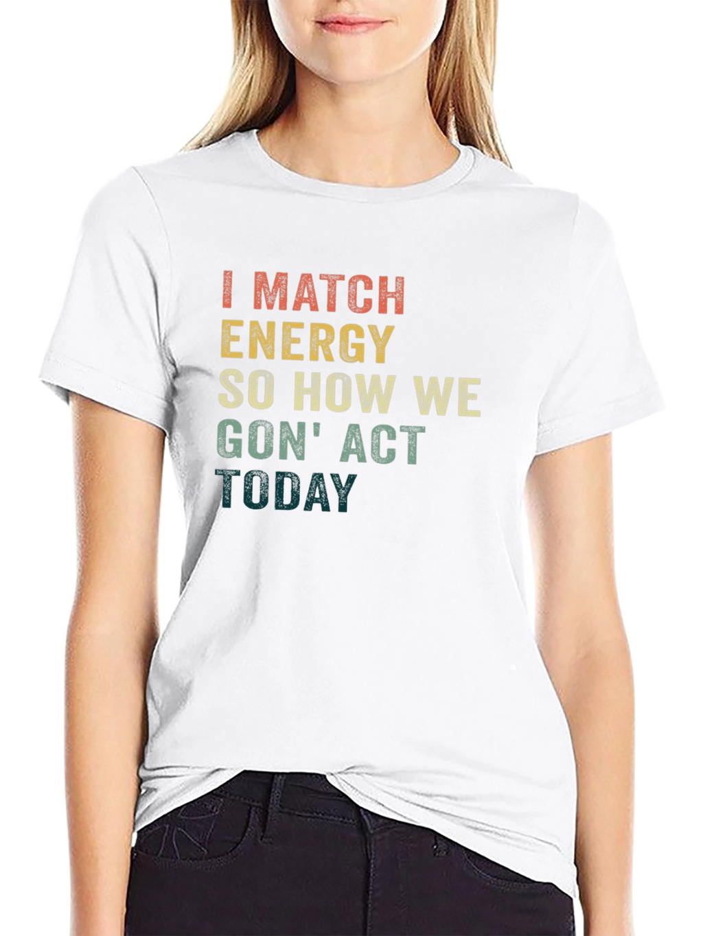 Match Energy Graphic Tee - Black Unisex
