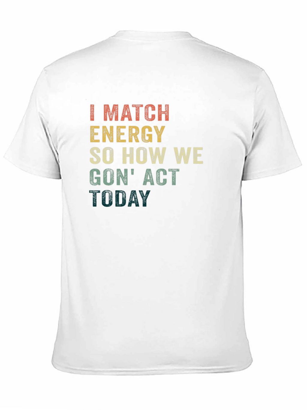 Match Energy Graphic Tee - Black Unisex
