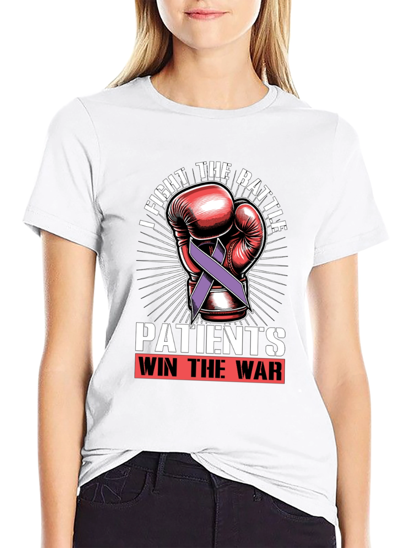 Fight the Battle T-Shirt - Patients Win the War