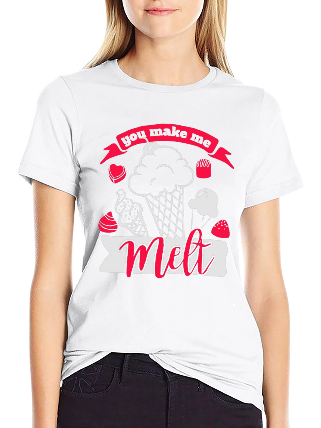 You Make Me Melt Ice Cream Graphic Tee