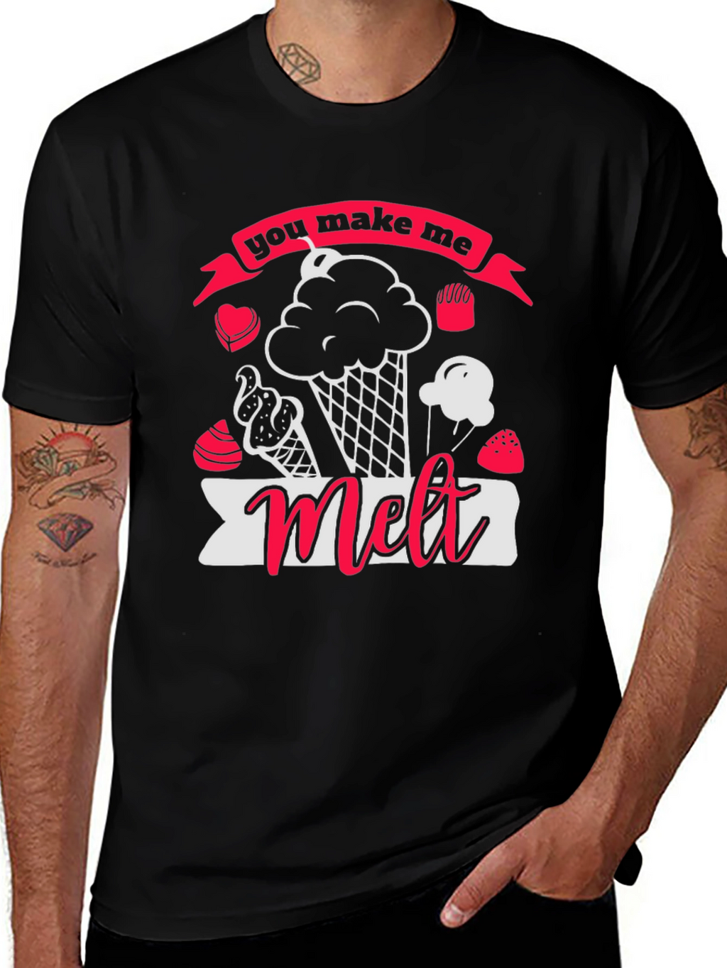 You Make Me Melt Ice Cream Graphic Tee
