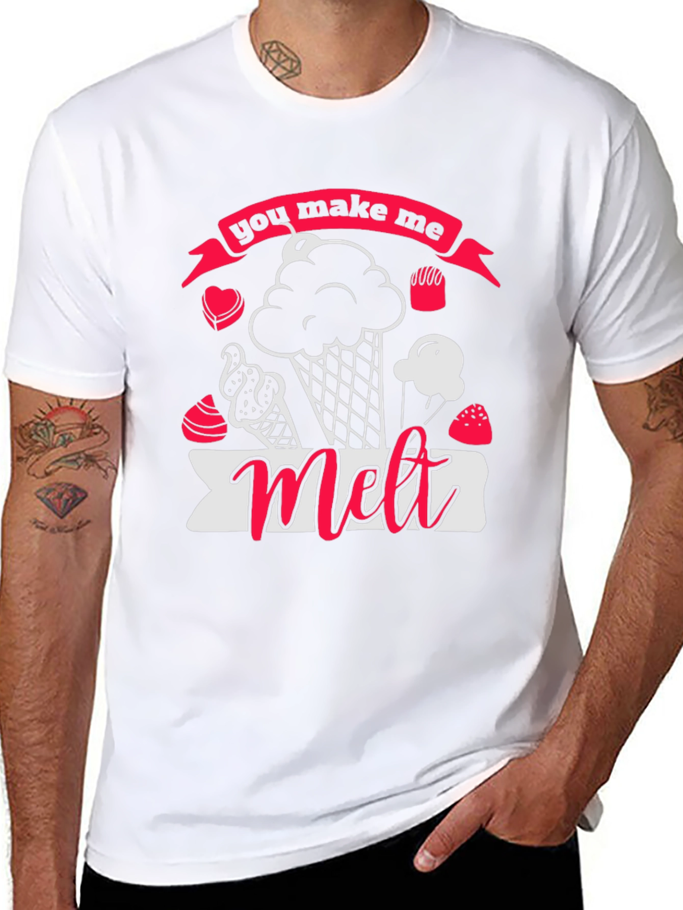 You Make Me Melt Ice Cream Graphic Tee