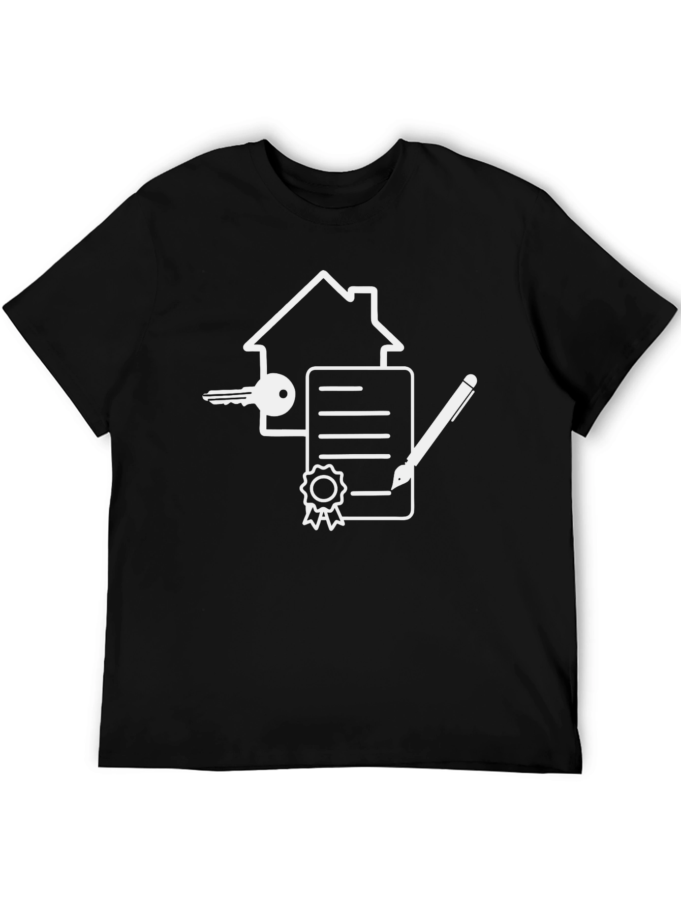 Realtor T-Shirt - House Key Contract Design