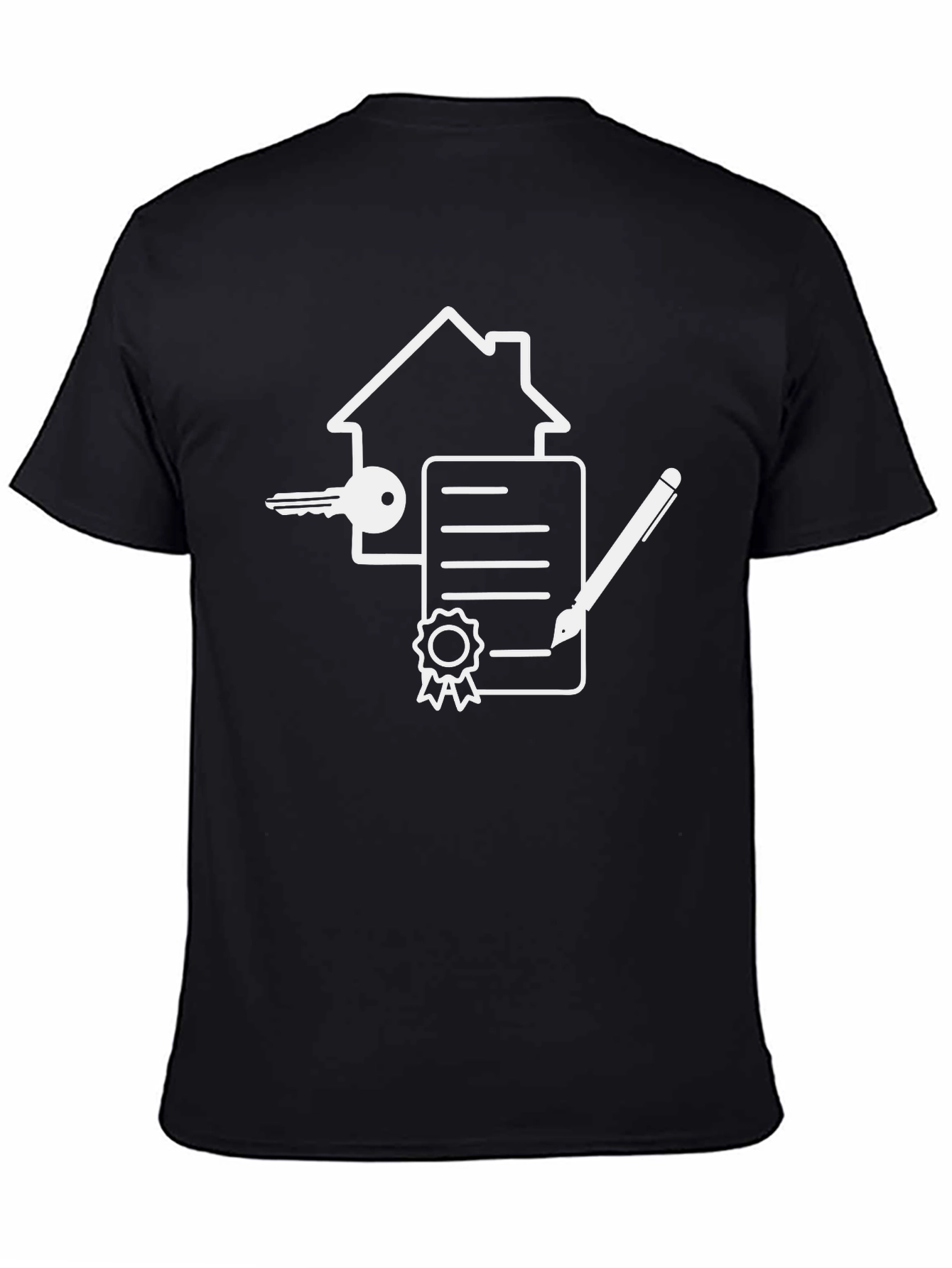 Realtor T-Shirt - House Key Contract Design