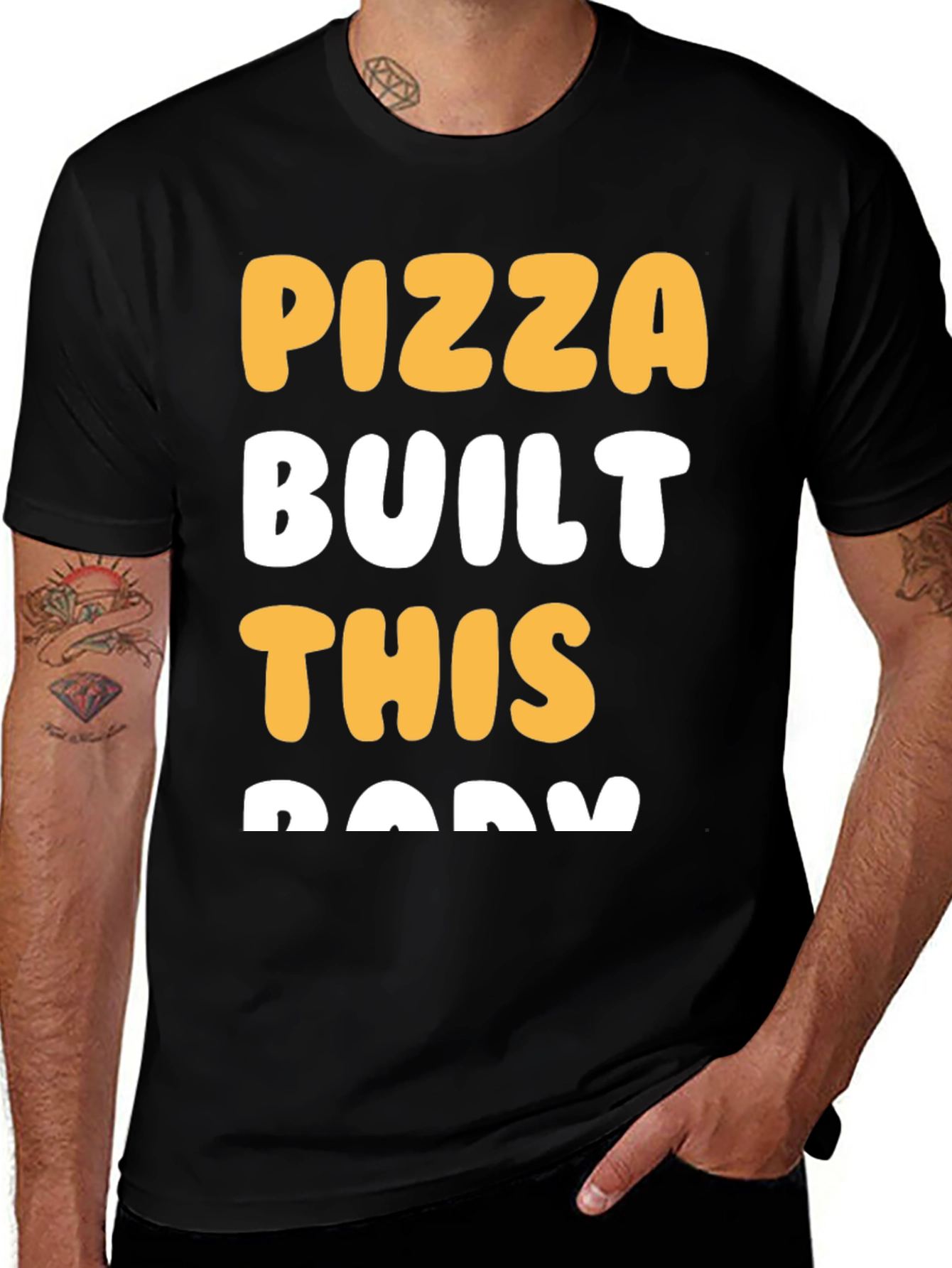 Pizza Built This Body Graphic T-Shirt