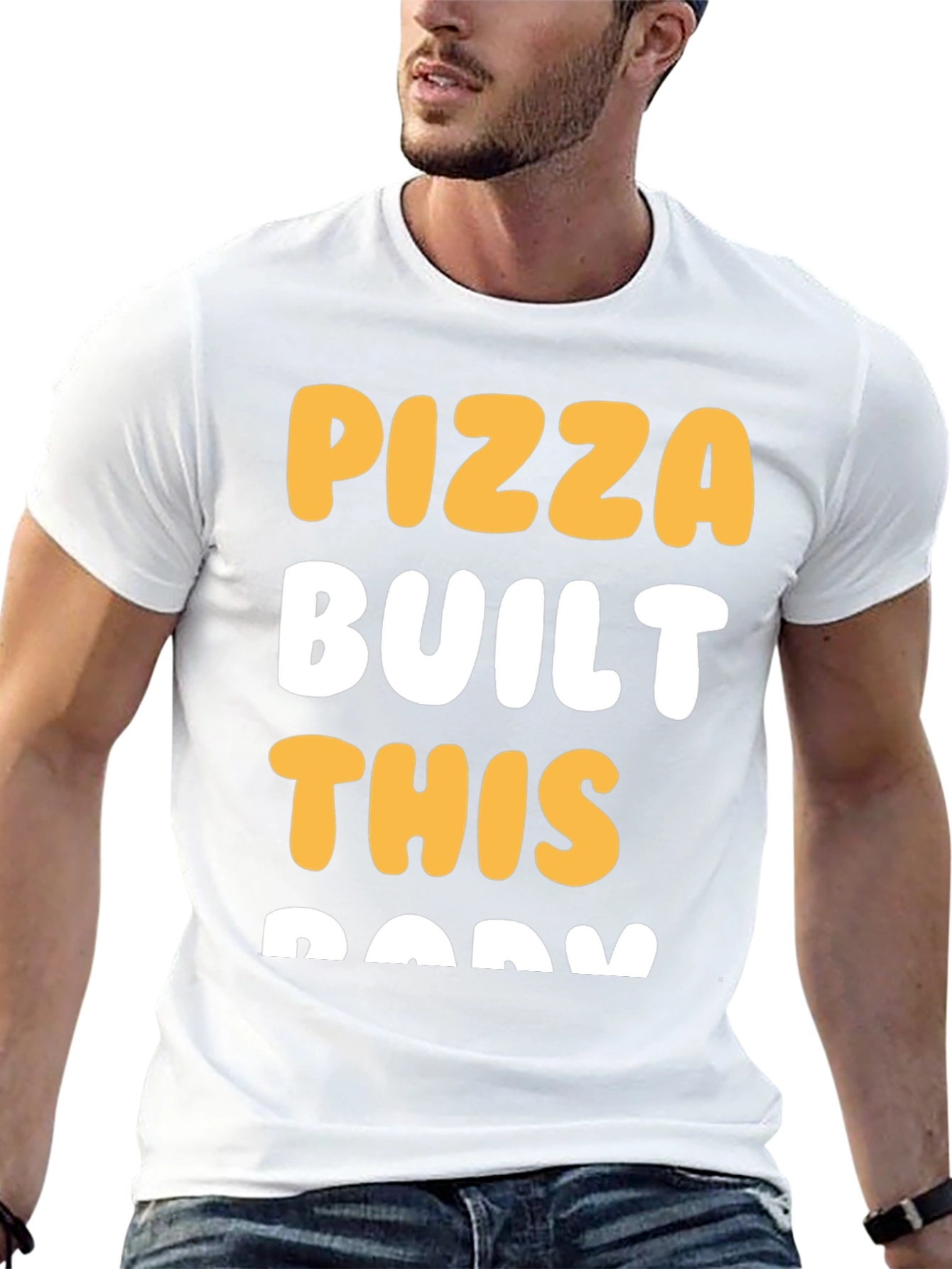 Pizza Built This Body Graphic T-Shirt