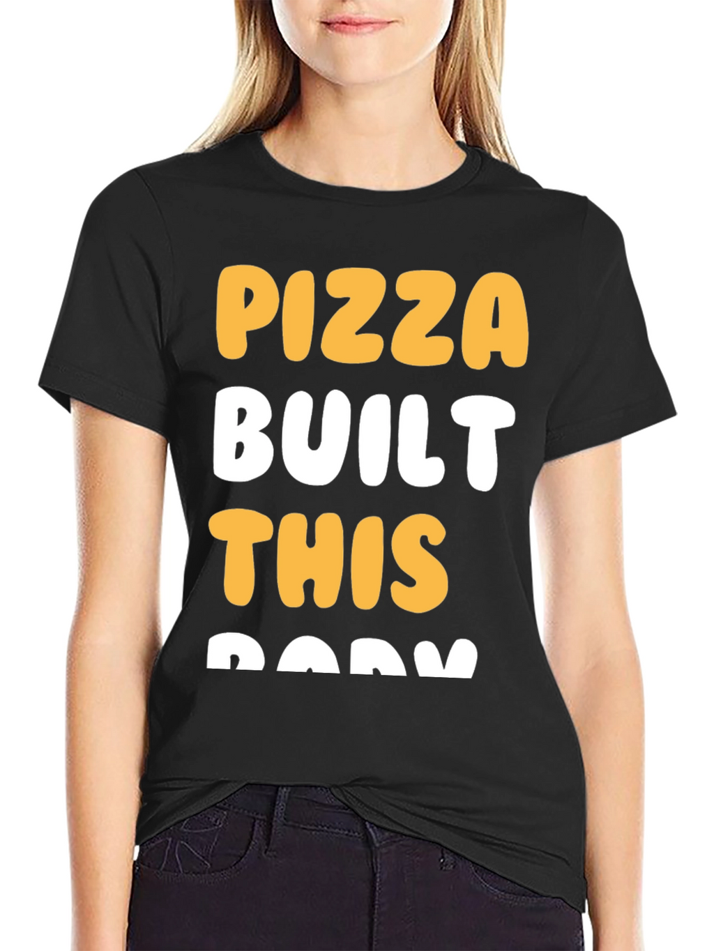 Pizza Built This Body Graphic T-Shirt