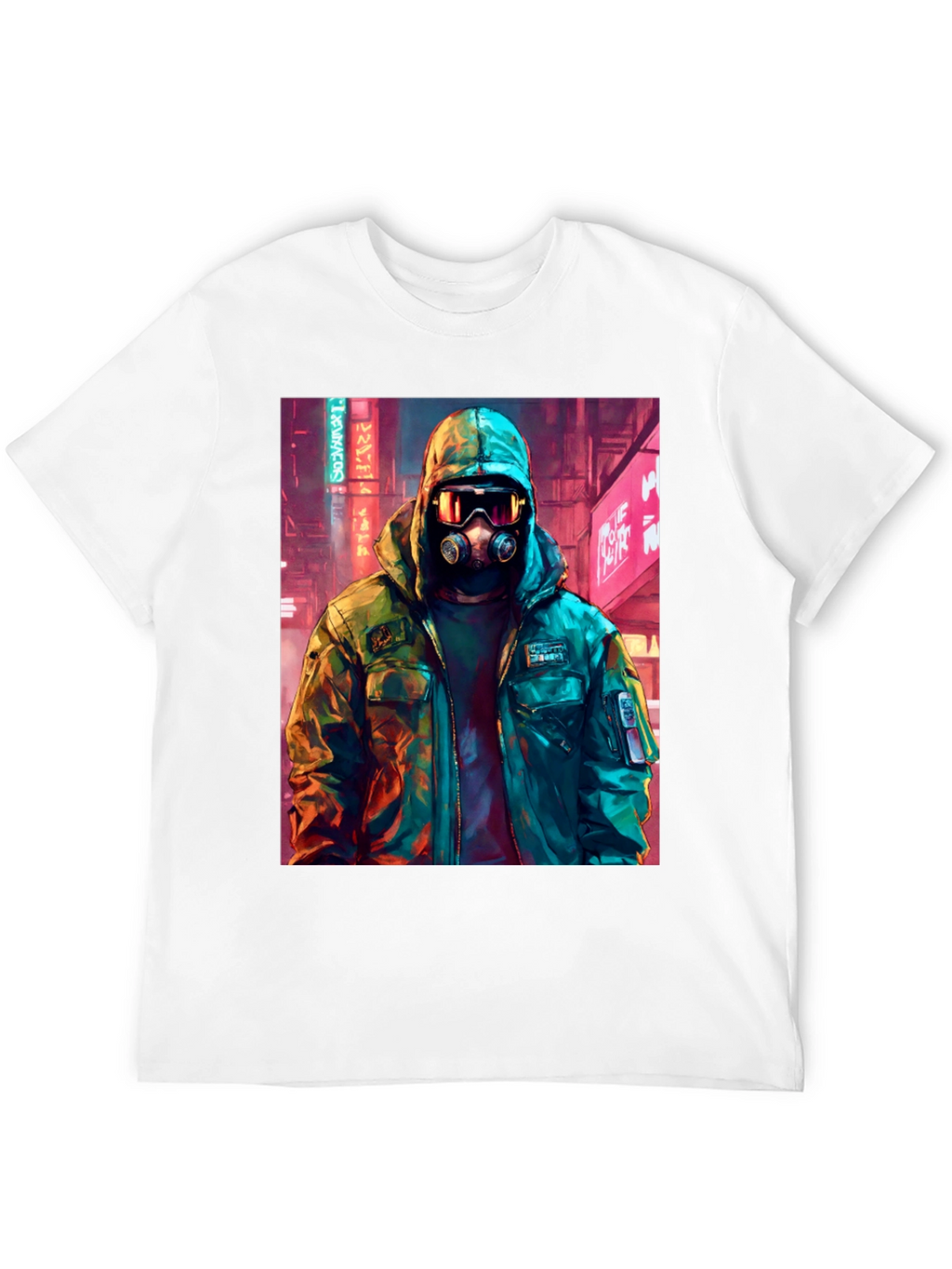 Cyberpunk Gas Mask T-Shirt