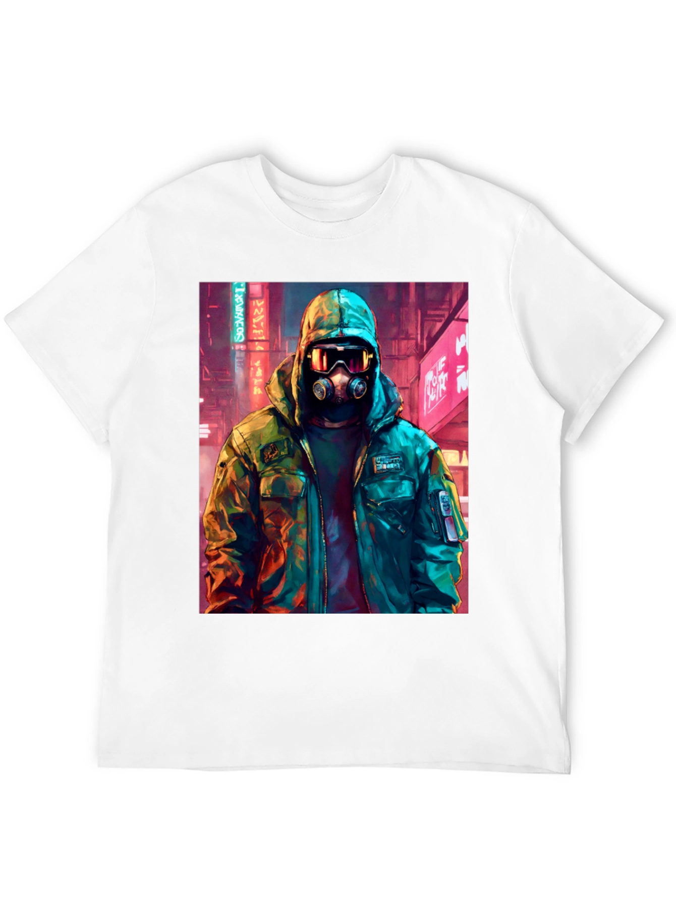 Cyberpunk Gas Mask T-Shirt