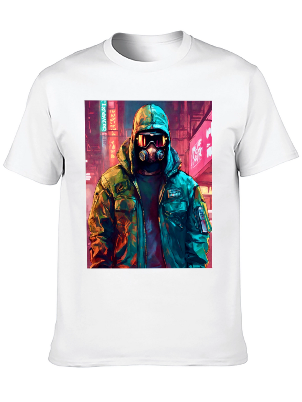 Cyberpunk Gas Mask T-Shirt