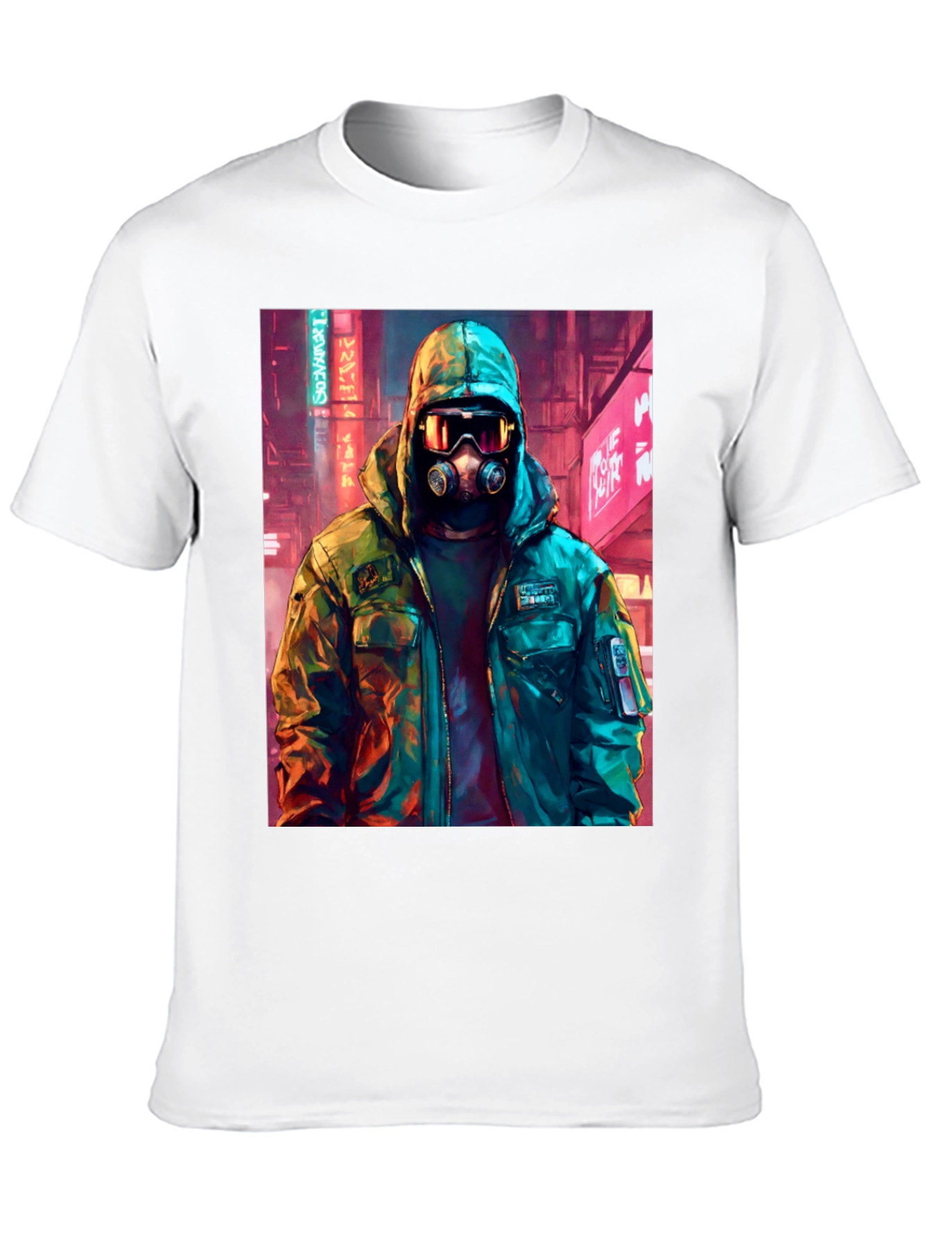Cyberpunk Gas Mask T-Shirt