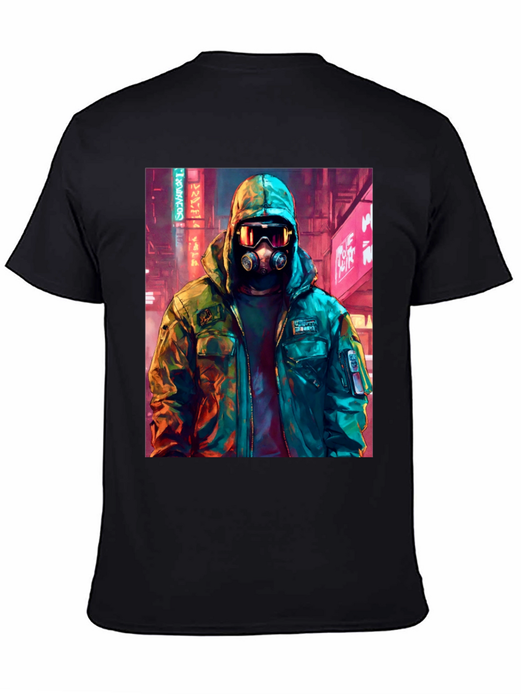 Cyberpunk Gas Mask T-Shirt