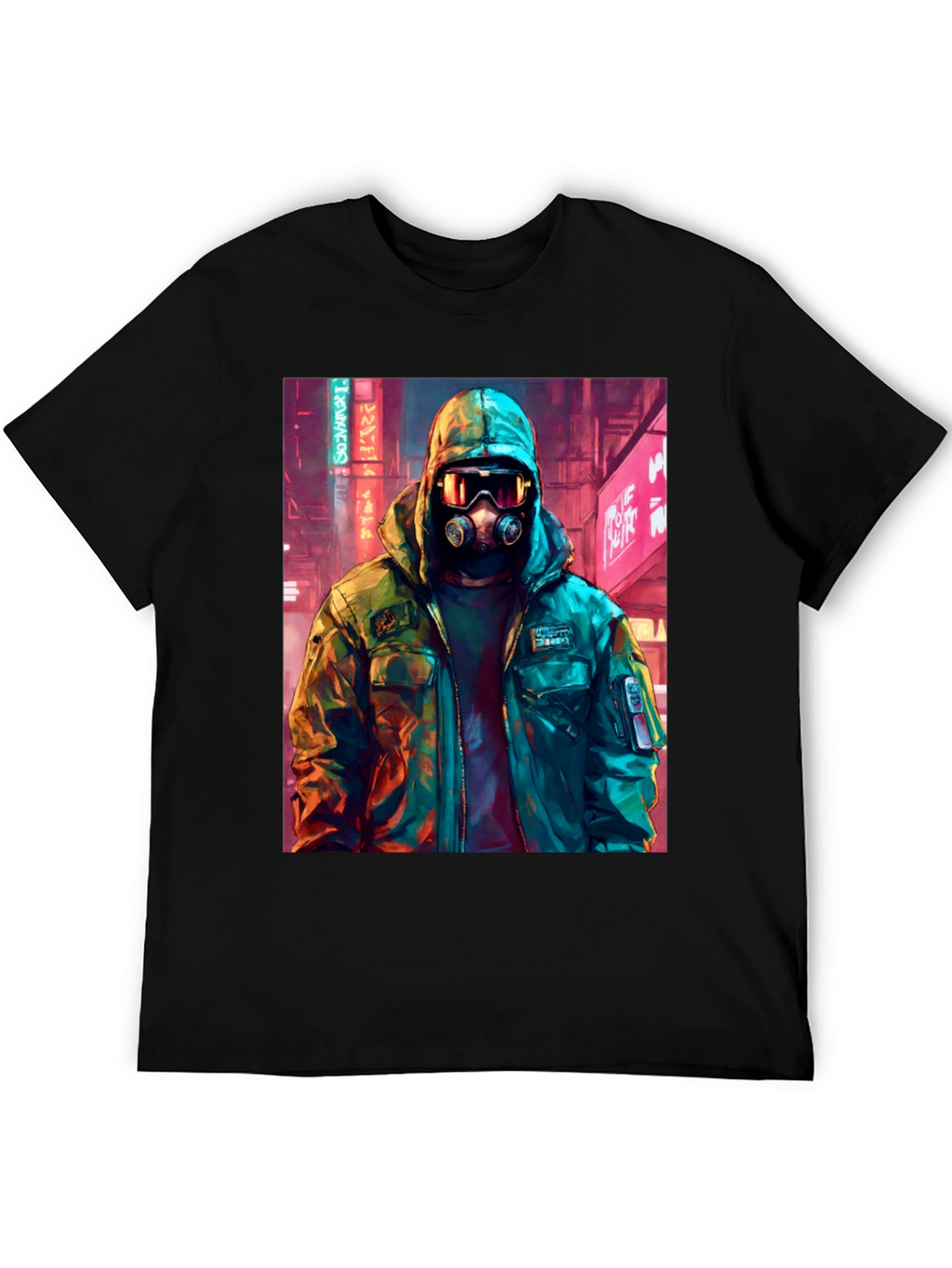 Cyberpunk Gas Mask T-Shirt