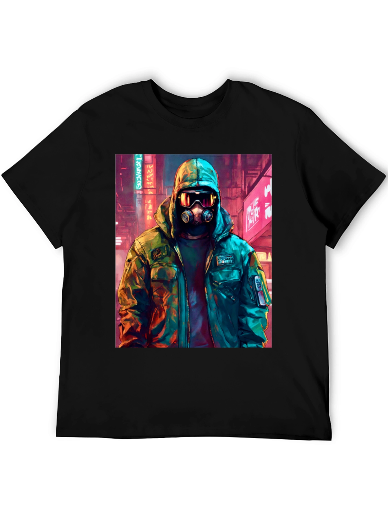 Cyberpunk Gas Mask T-Shirt