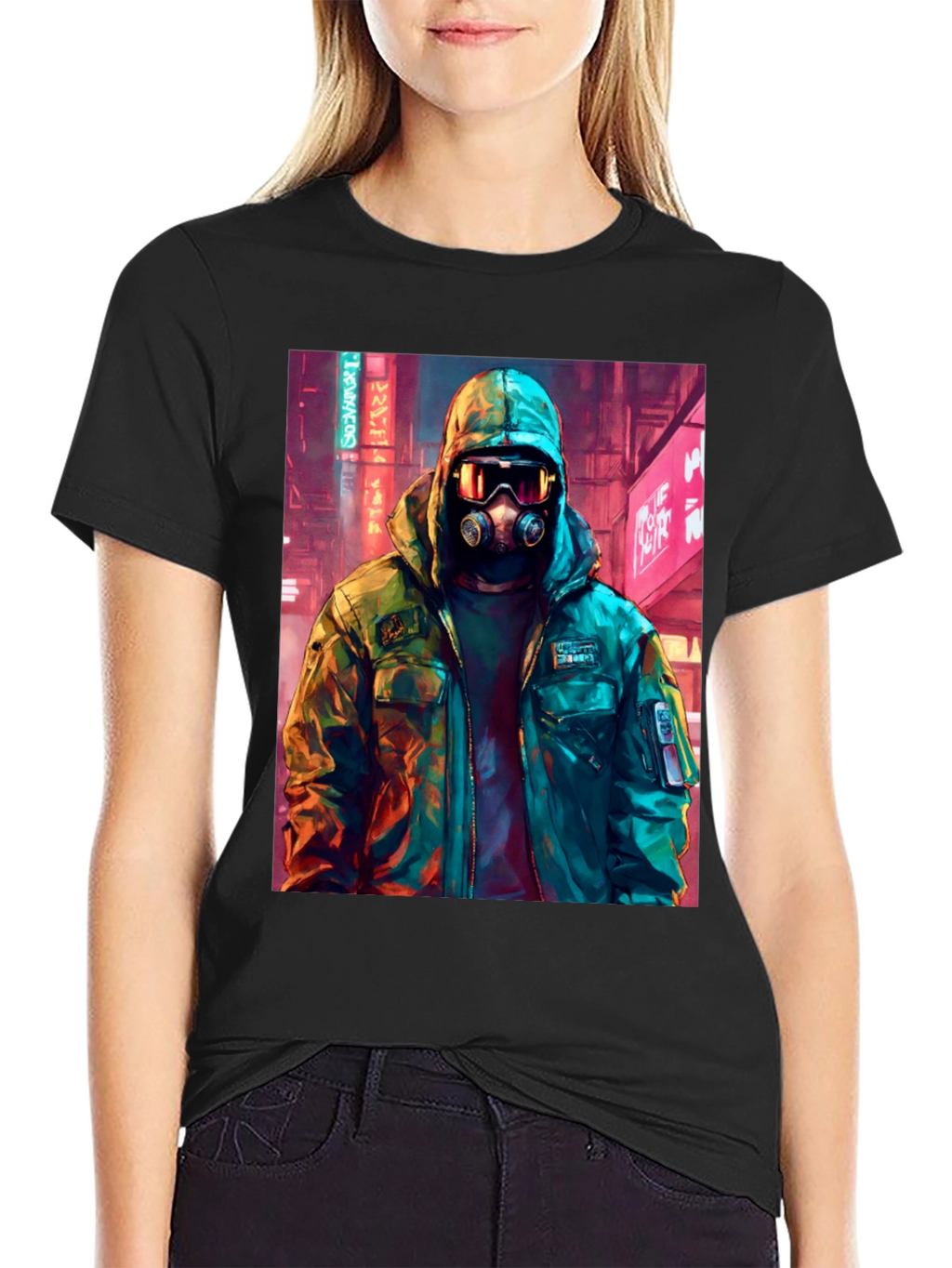 Cyberpunk Gas Mask T-Shirt