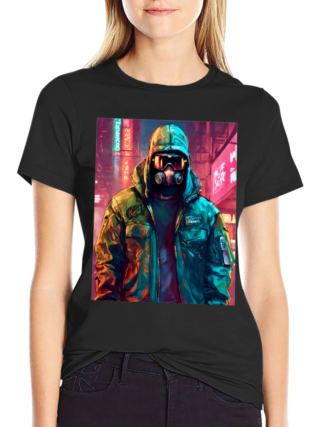 Cyberpunk Gas Mask T-Shirt