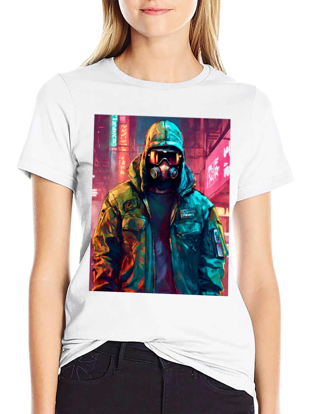 Cyberpunk Gas Mask T-Shirt