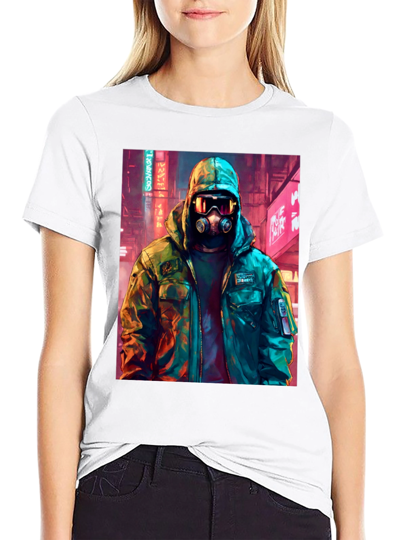 Cyberpunk Gas Mask T-Shirt