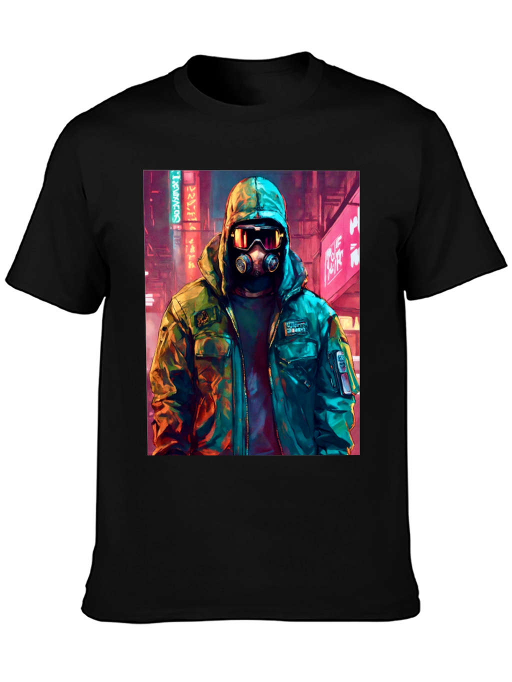 Cyberpunk Gas Mask T-Shirt