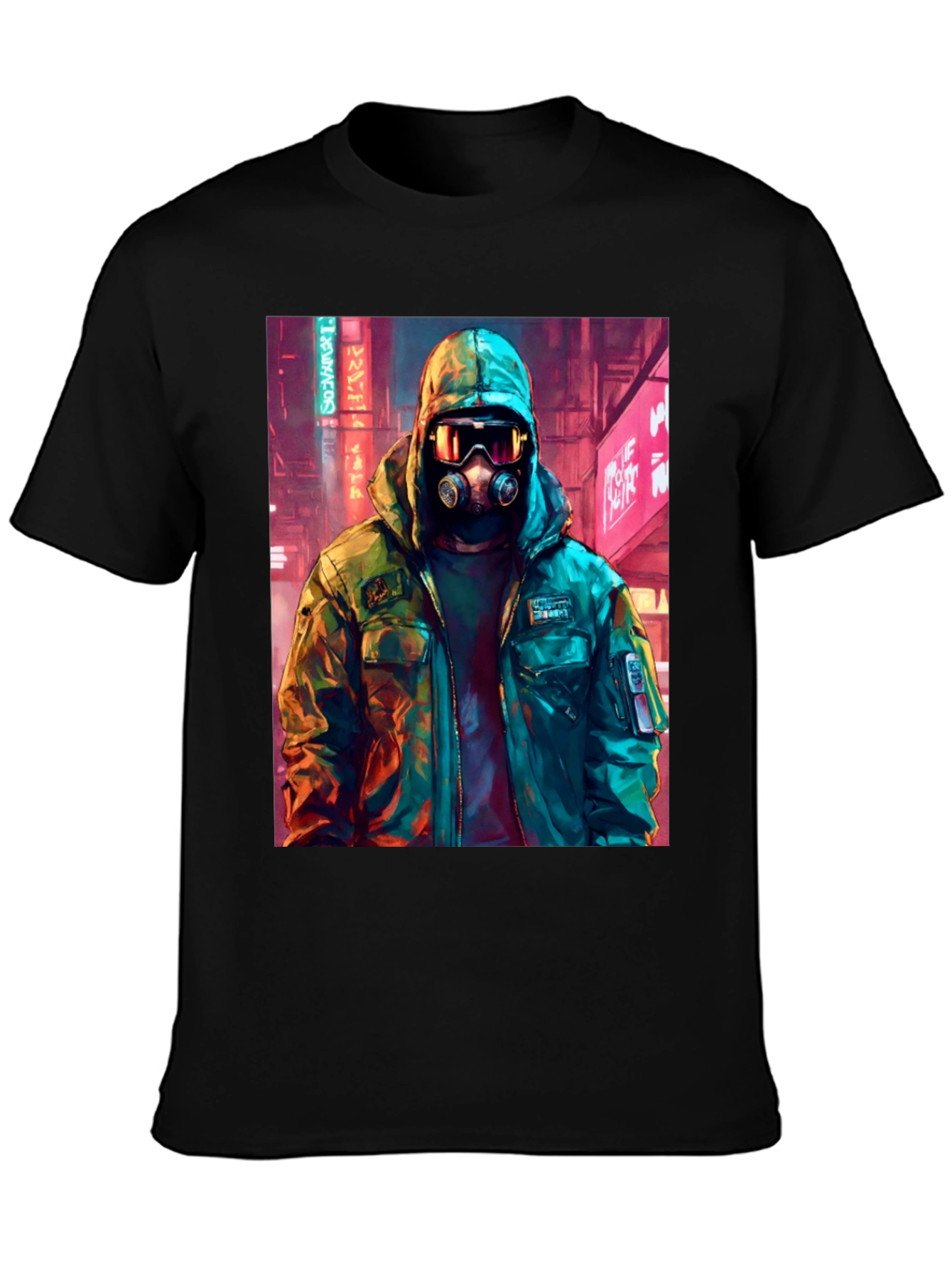 Cyberpunk Gas Mask T-Shirt