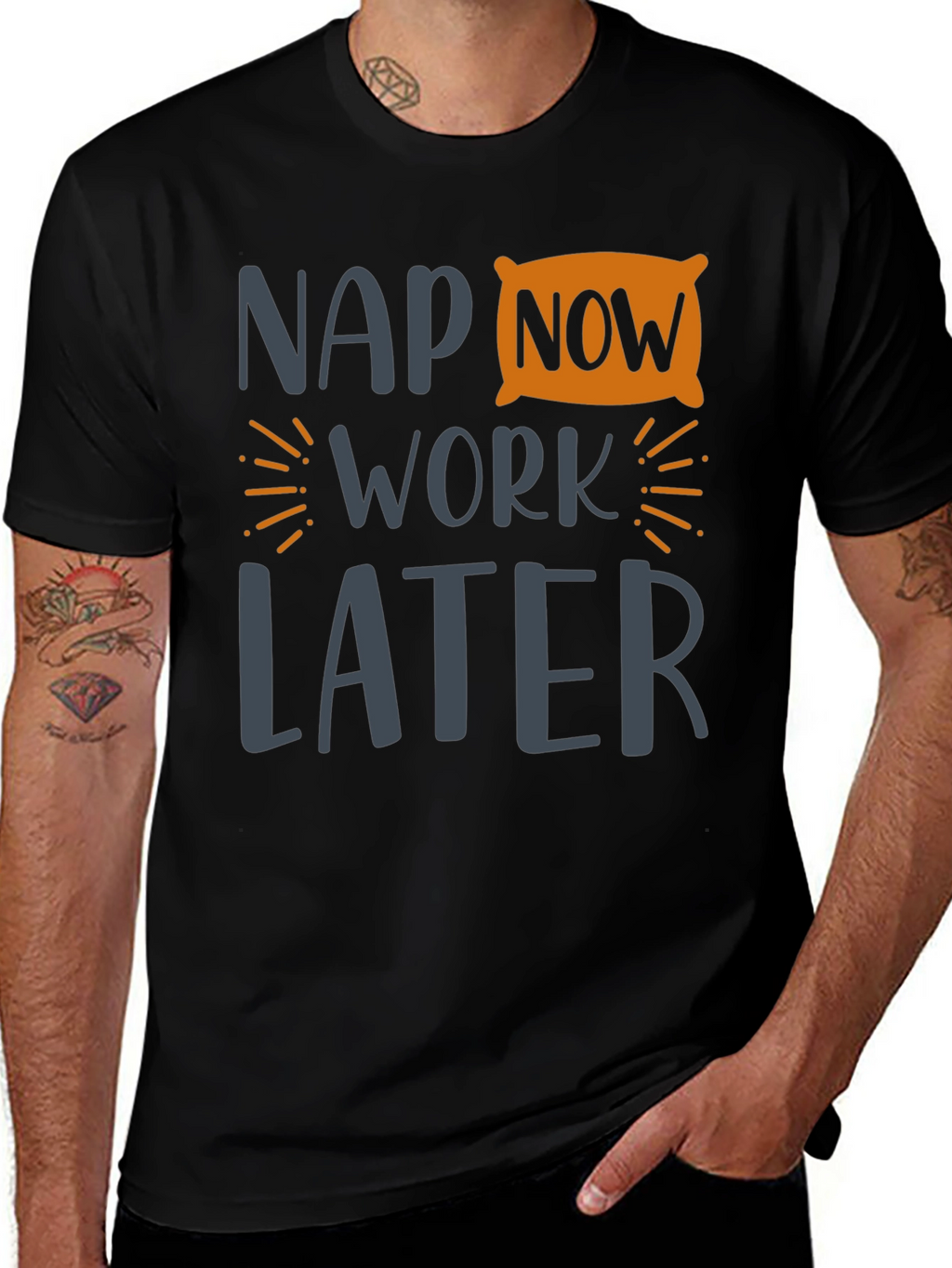 Nap Now Work Later Graphic Tee