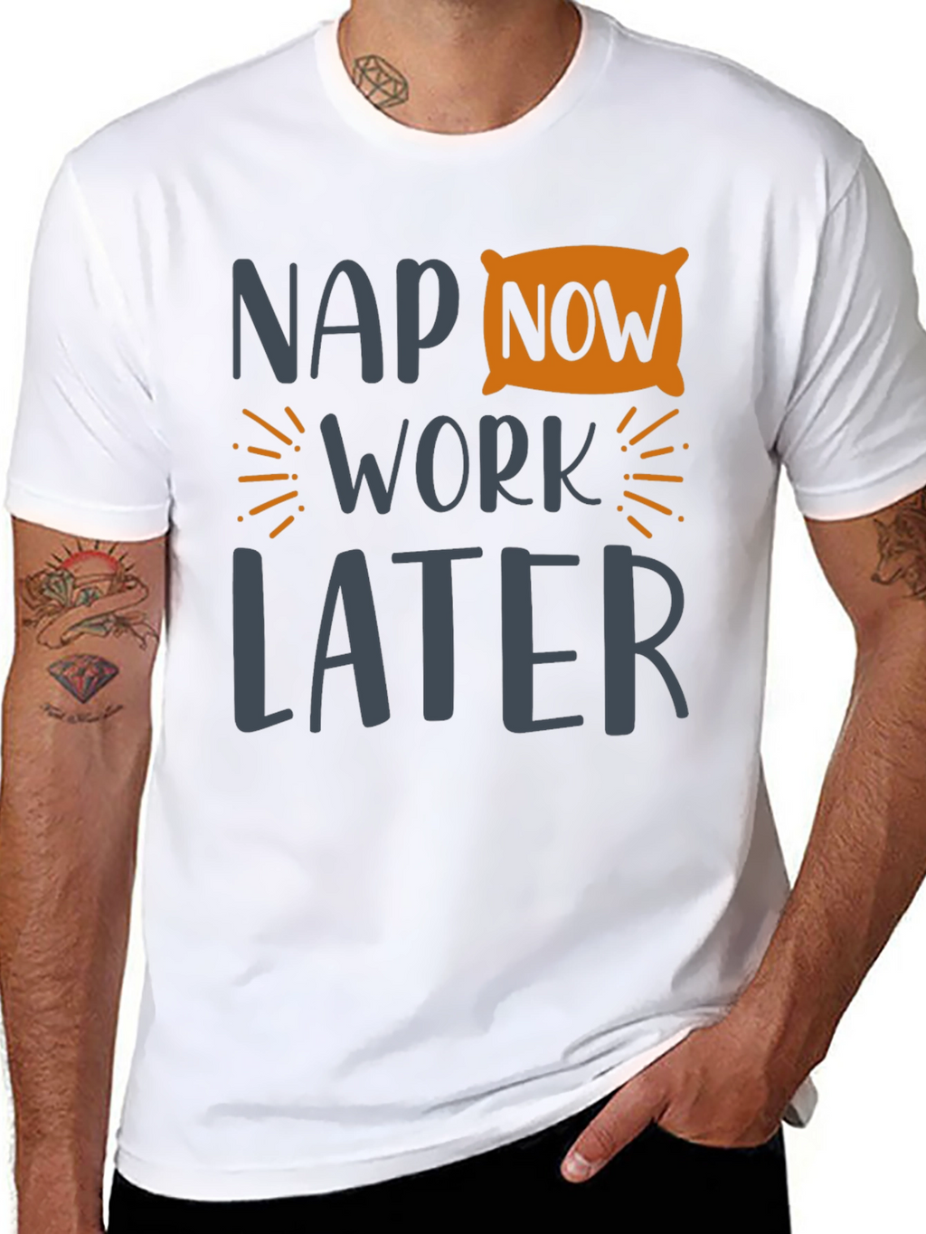 Nap Now Work Later Graphic Tee