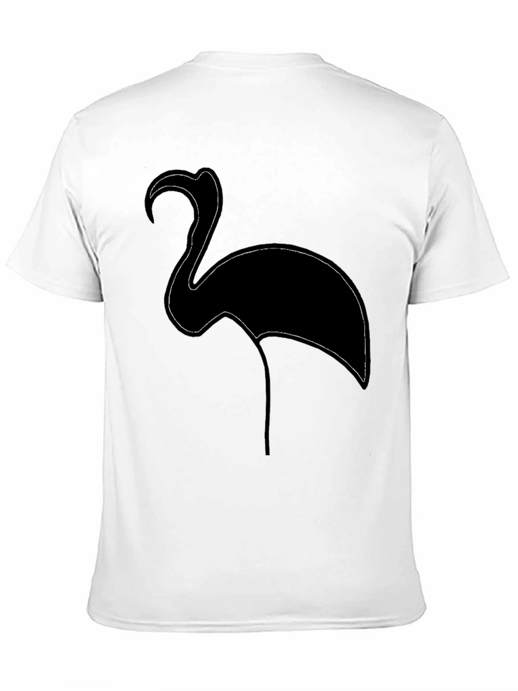 Black Flamingo Graphic T-Shirt for Men