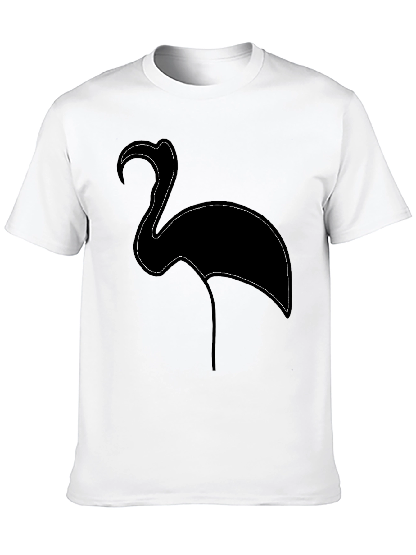 Black Flamingo Graphic T-Shirt for Men